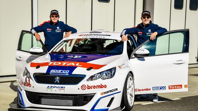 Stefano Accorsi e Peugeot 308 Cup