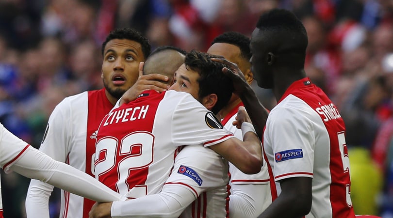 Europa League, Ajax-Lione 4-1: finale a un passo Europa League, Ajax-Lione 4-1: finale a un passo