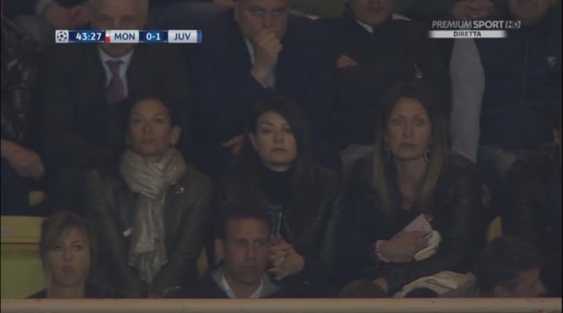 Monaco-Juventus, in tribuna c'è anche Ilaria D'Amico