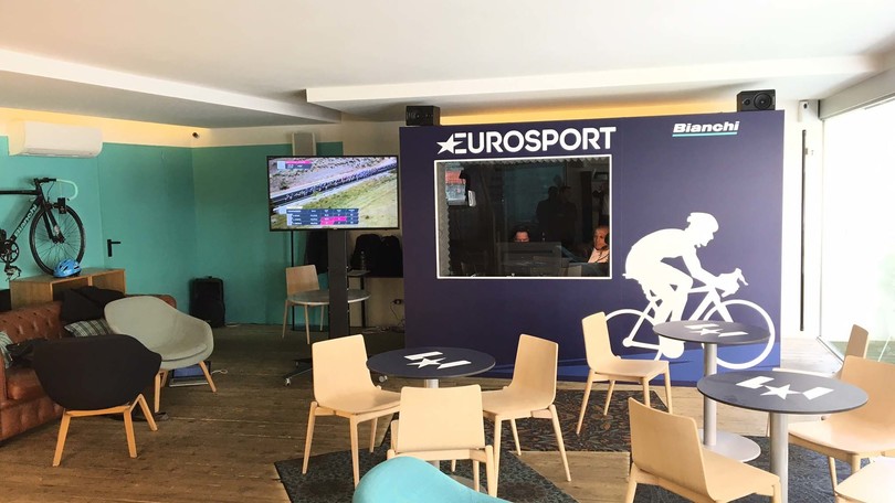 Al Bianchi Cafè la casa di Eurosport