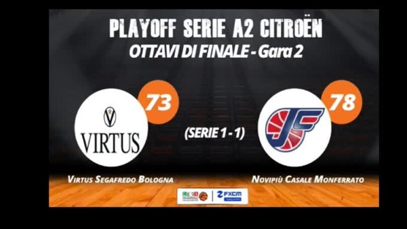 FXCM Highlights - Gara 2 Virtus Segafredo Bologna-Novipiù Casale Monferrato
