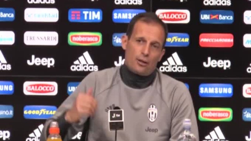 Allegri: "Triplete? Inutile pensarci"
