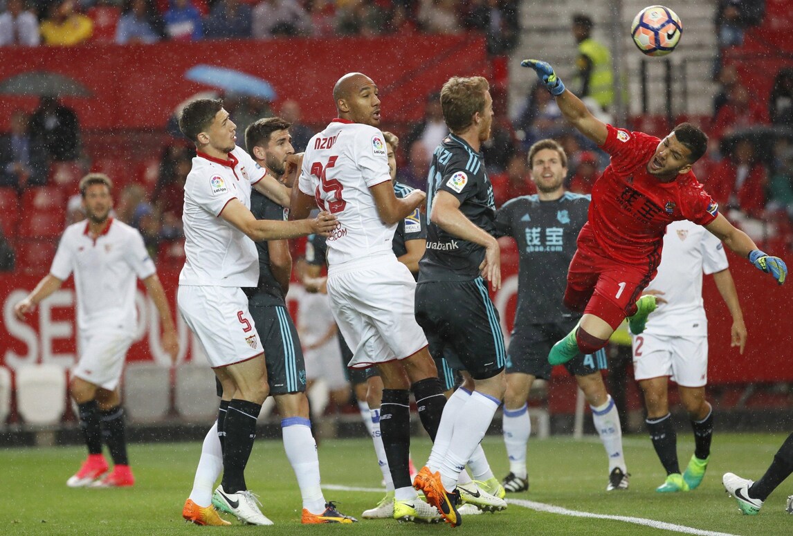Liga: Siviglia-Real Sociedad 1-1, un punto per la Champions League