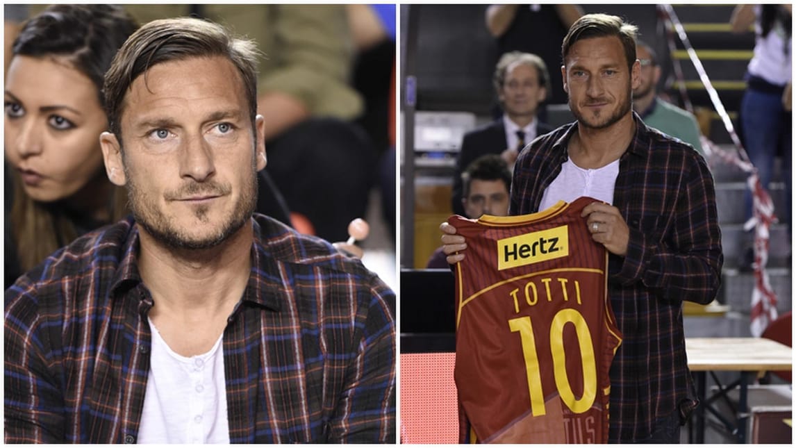 Roma, Totti spettatore d'eccezione per la Virtus di basket