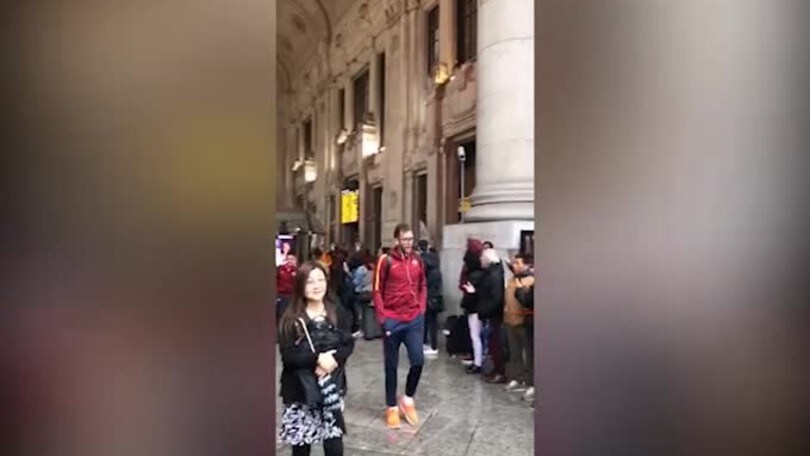 La Roma arriva a Milano