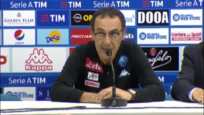 Sarri: "C'è la volontà di tenere tutti"