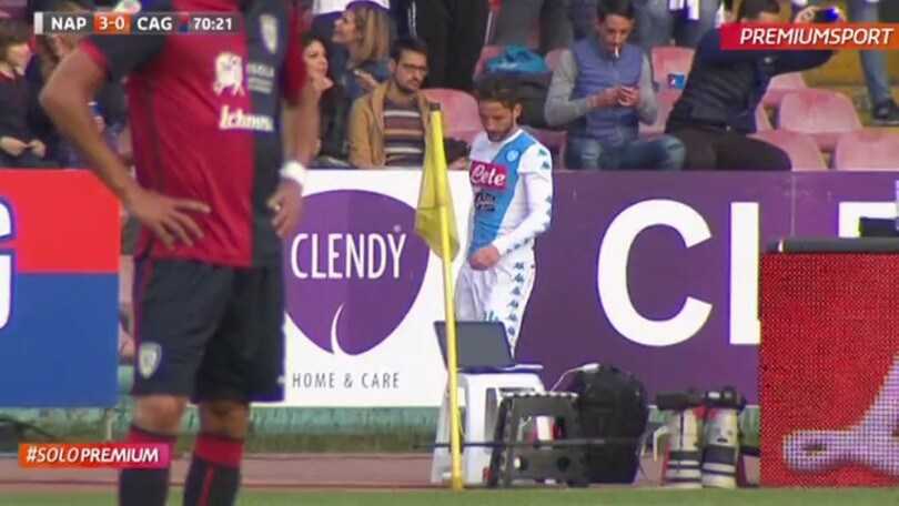 Napoli, lo scherzetto di Mertens dopo la doppietta