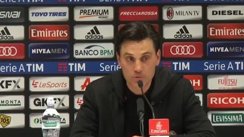 Montella: "La Roma è stata superiore"