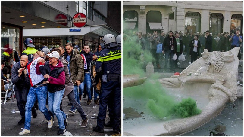 Caos Rotterdam: il ko del Feyenoord scatena la follia dei tifosi