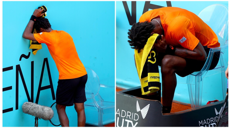 Tennis: Monfils, che sofferenza!Il dolore alla caviglia è insopportabile