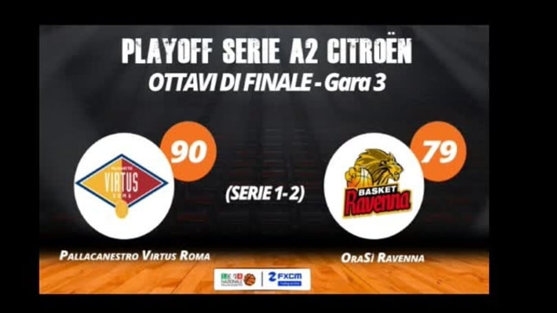 FXCM Highlights - Gara 3 Pall. Virtus Roma-OraSì Ravenna