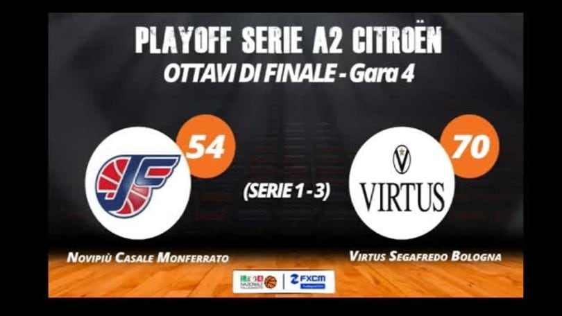 FXCM Highlights - Gara 4 Novipiù Casale Monferrato-Virtus Segafredo Bologna