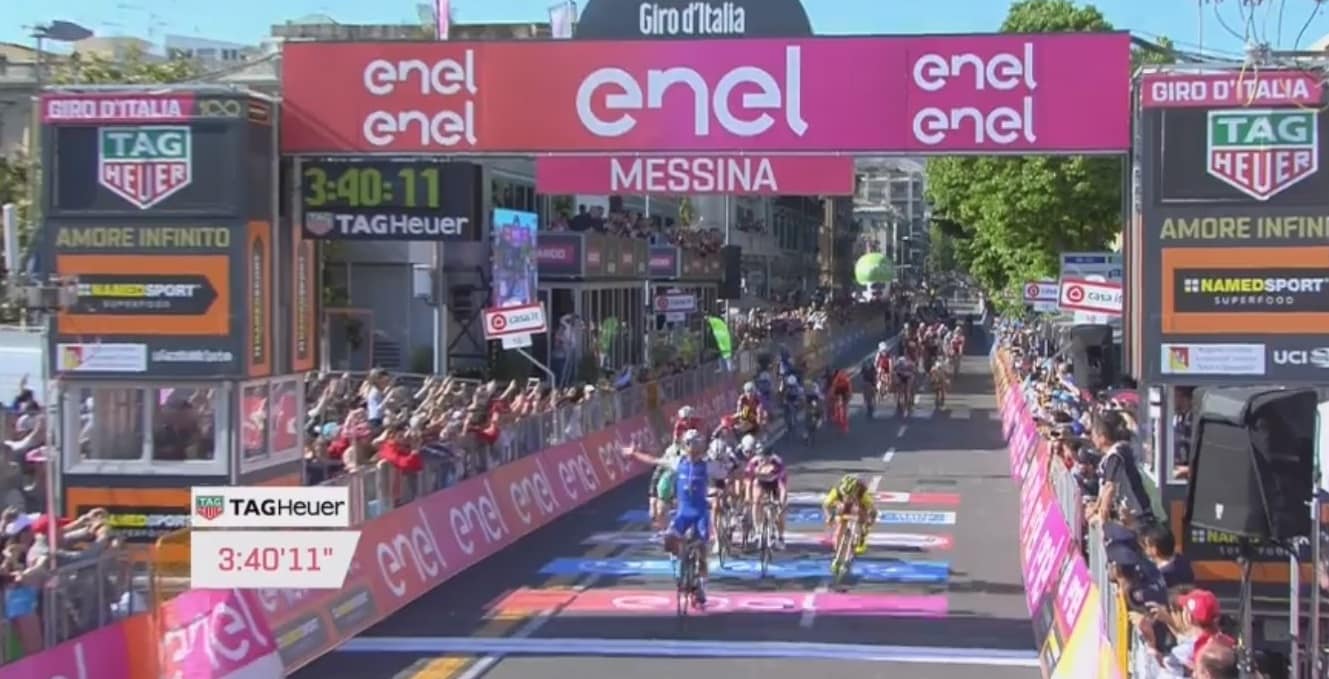 Giro d'Italia 2017, 5ª tappa: Gaviria sprint vincente, secondo successo