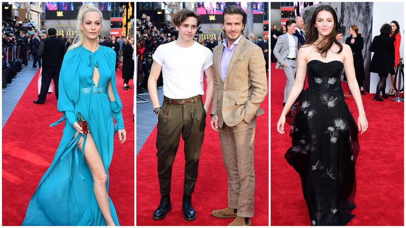 Beckham, red carpet insieme al figlio Brooklyn. E non solo...