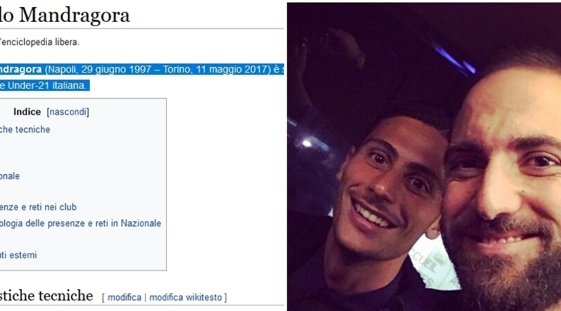 Juventus, scherzo da dementi per Mandragora: dato morto sul web