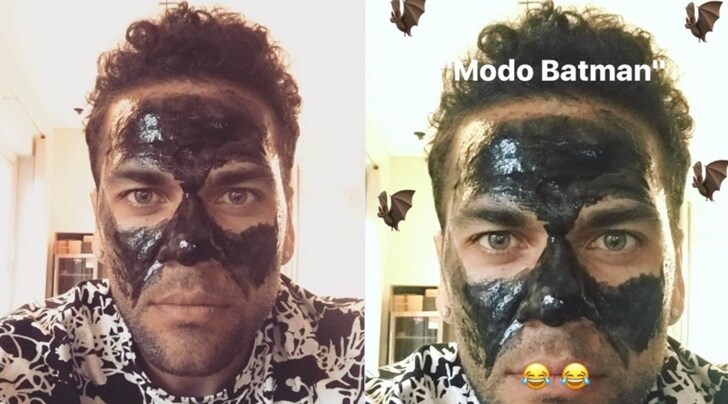 Dani Alves, il supereroe della Juventus: su Instagram è "modo Batman"