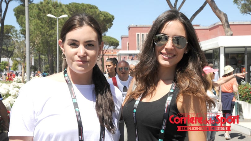 Prima giornata agli Internazionali, la bella gente del Villaggio