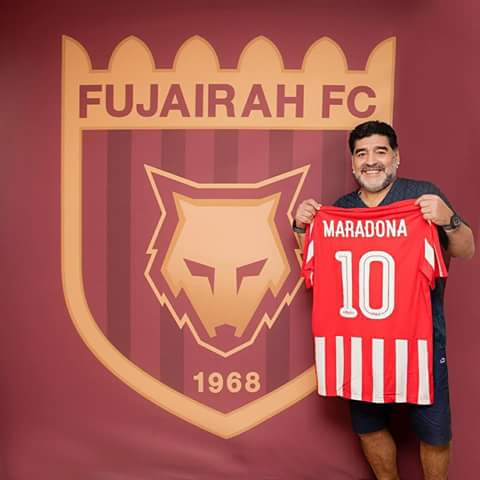 Al Fujairah, Maradona presentato ufficialmente come nuovo allenatore