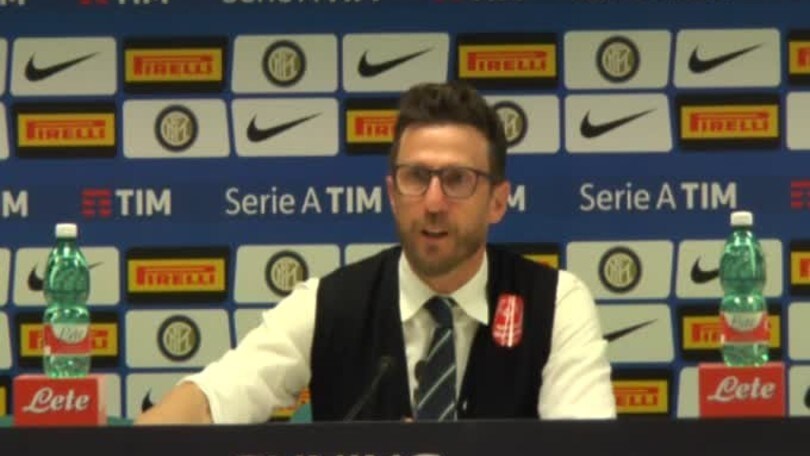Di Francesco: "Come si fa a giocare in A senza motivazioni?"