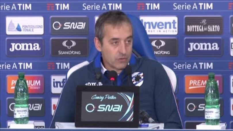 Giampaolo: "Nulla da rimproverare sull'atteggiamento"