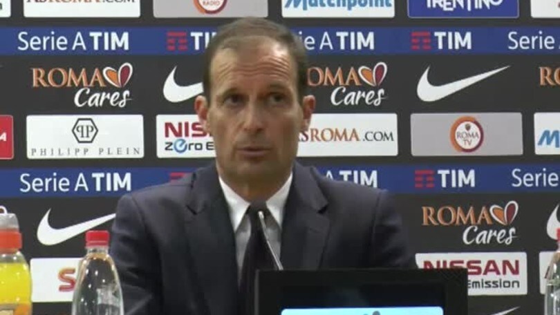 Allegri:"Adesso dobbiamo rimanere sereni"