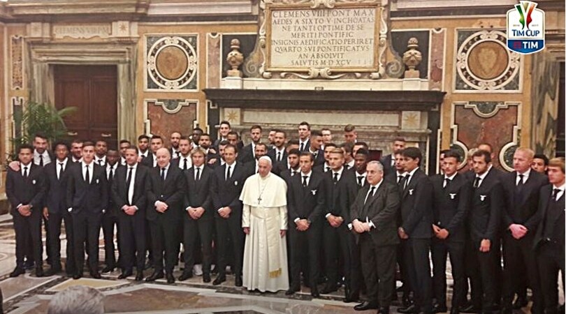 Juventus e Lazio dal Papa: «Siate testimoni di lealtà e onestà»