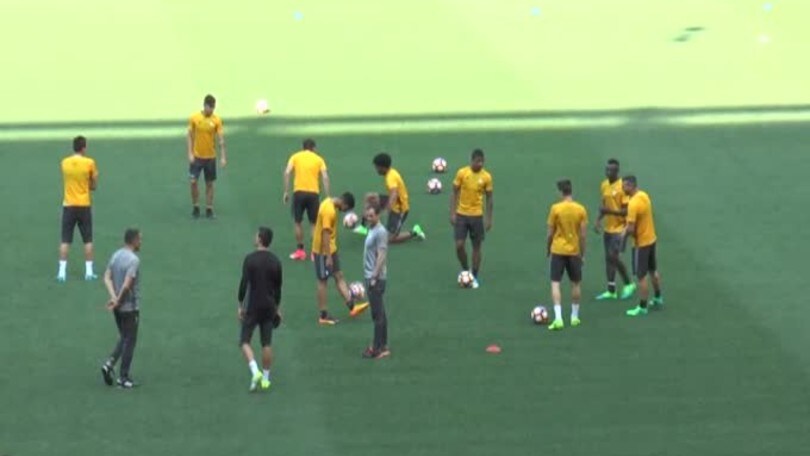 La Juve prova il terreno dell'Olimpico