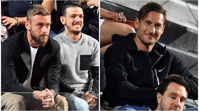 Internazionali d'Italia, Totti, De Rossi e Florenzi al Foro Italico