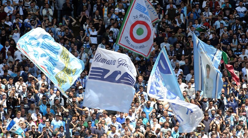 Lazio, la Curva Nord prepara un'aquila di 70 metri