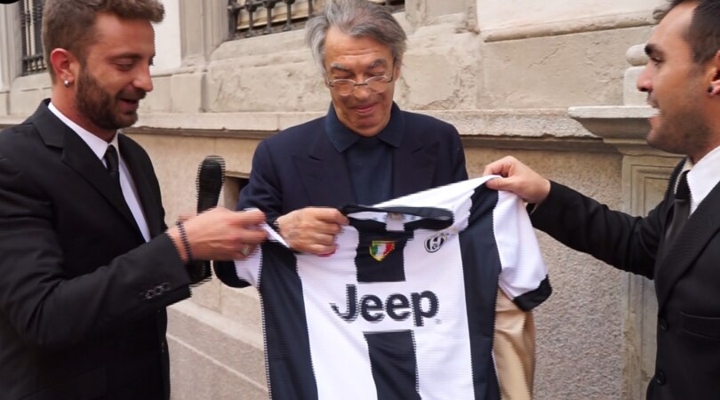 Moratti: «Inter, prendi Sarri. Forza Juve per la Champions»