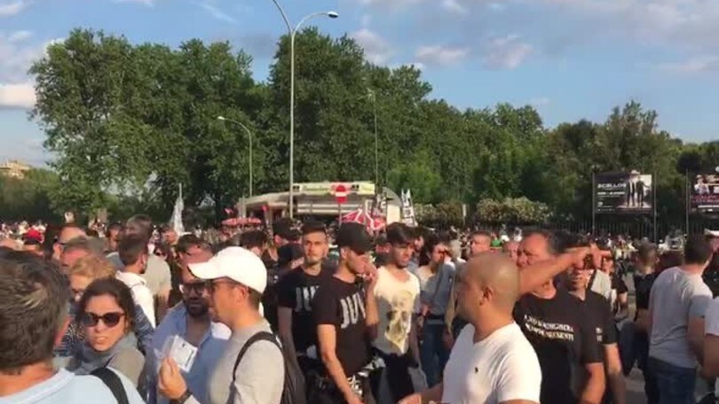 Juventus-Lazio, che folla all'Olimpico!