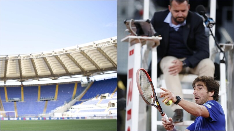 Internazionali d'Italia, gli elicotteri per Juve-Lazio disturbano le gare
