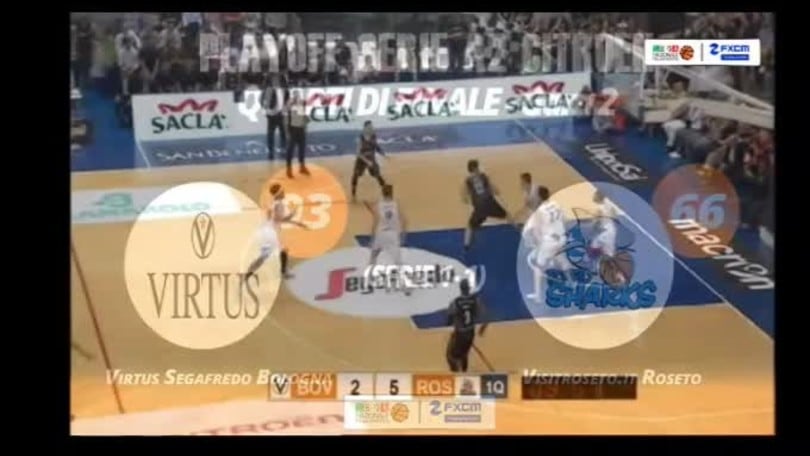 FXCM Highlights - Gara 2 Quarti Virtus Segafredo Bologna-Visitroseto.it Roseto