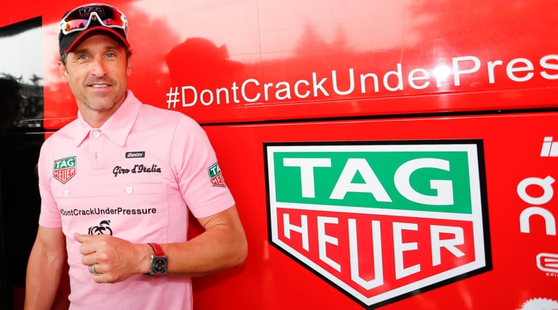 Patrick Dempsey al Giro d'Italia 2017