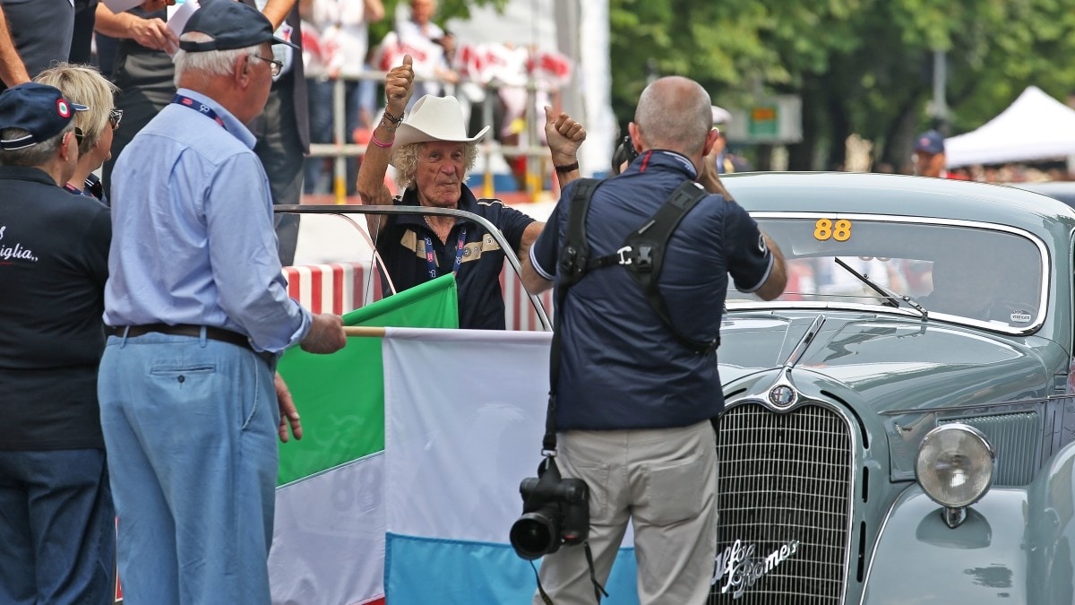 Merzario, la Mille Miglia del cowboy senza età