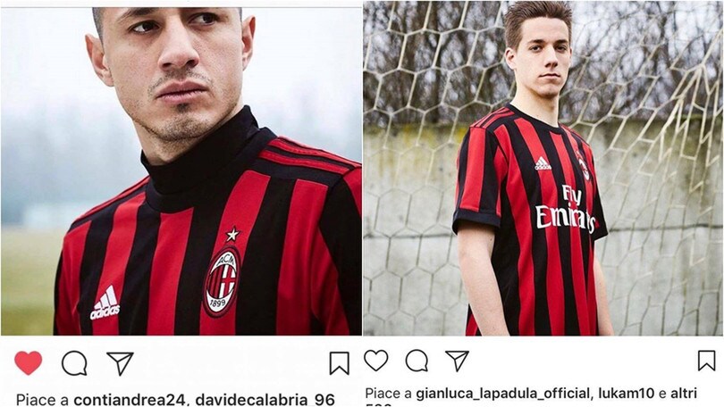Milan, Conti e Modric apprezzano la nuova maglia: i tifosi sognano