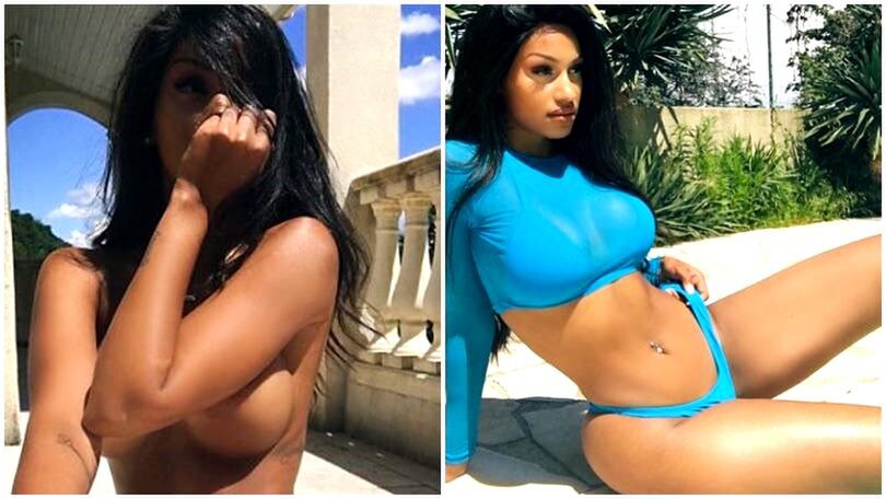 Fanny Neguesha in topless su Instagram