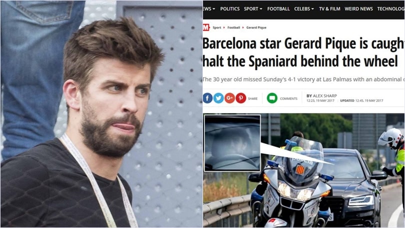 «Piqué fermato dalla polizia», lui attacca: «Solo bugie, sono stufo!»