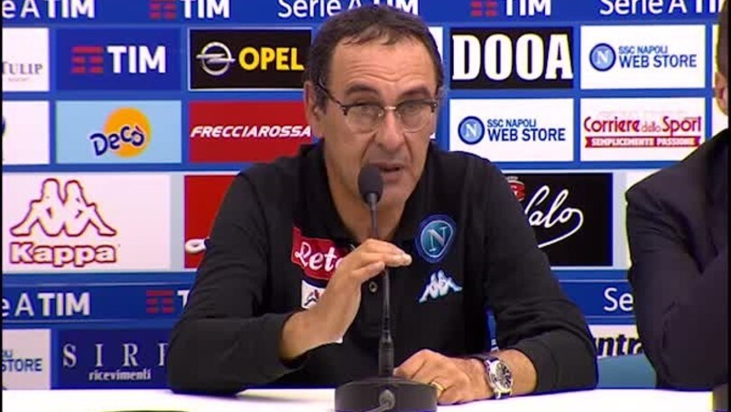 Sarri: "Chi puo' dire che possiamo fare due gironi così?"