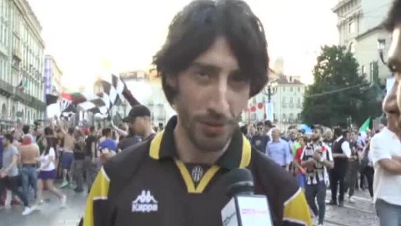 Juve, i tifosi: "Grande scudetto, ora testa a Cardiff"