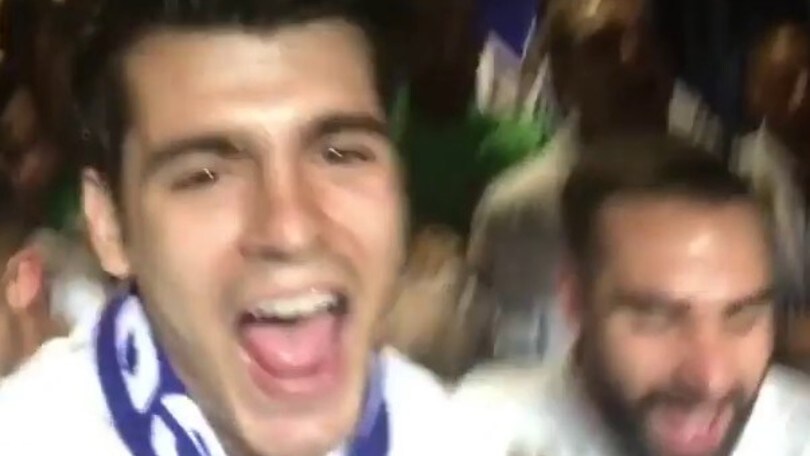 Real, Morata festeggia così la Liga