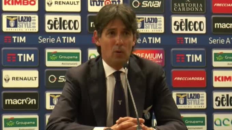 Inzaghi:"Il pubblico laziale è sportivo"