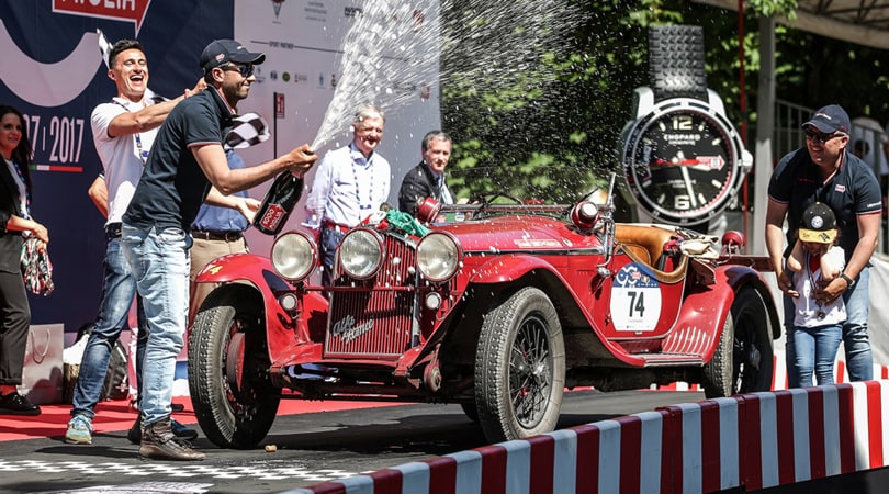 Mille Miglia, vince l'Alfa di Nuvolari 87 anni dopo