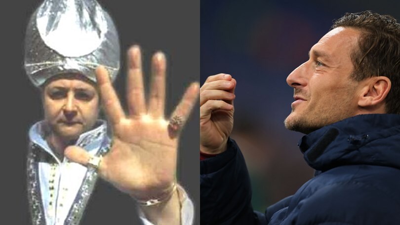 Roma, il Divino Otelma su Totti: «È un mago, mi faccia da assistente»