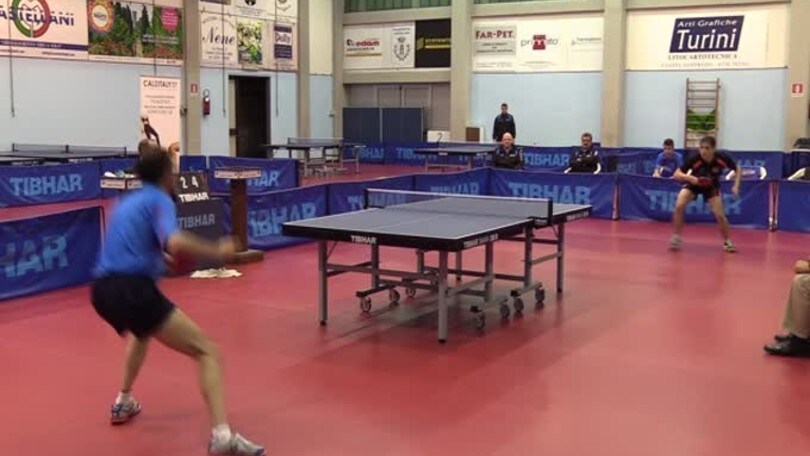 Tennistavolo, giocate pazzesche ad Avenza