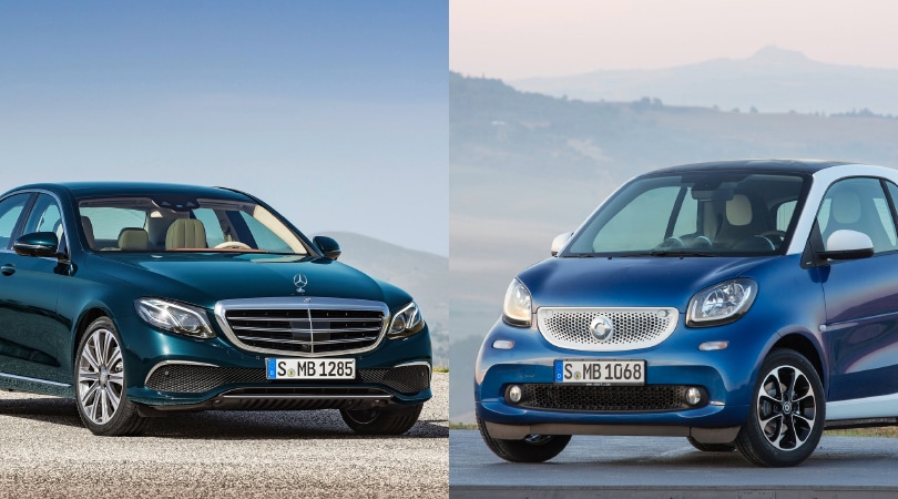 Smart e Mercedes Classe E, doppia sfida molto Audax