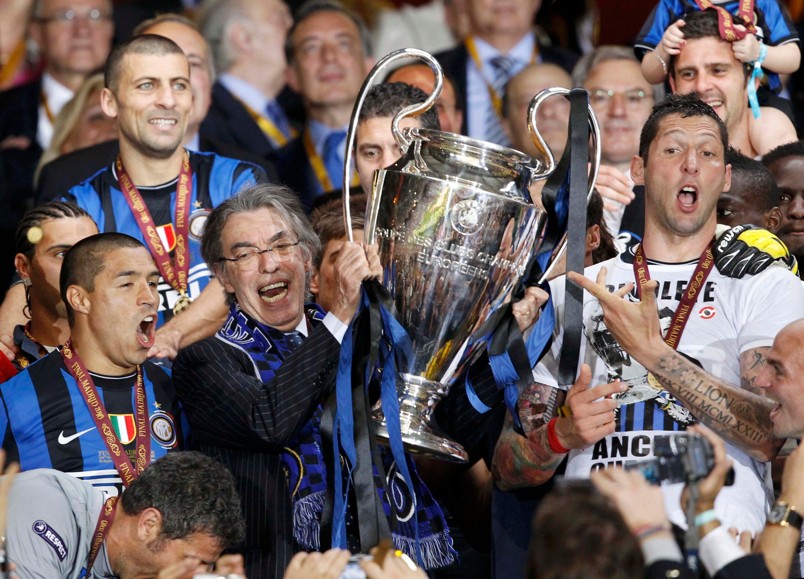 Moratti: Inter, Spalletti ideale. Totti? Come Zanetti o Zidane