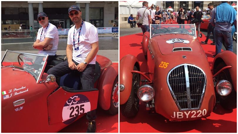 Mille miglia, fra i concorrenti c'era anche Joe Bastianich
