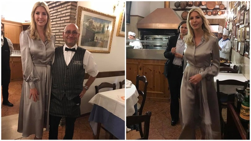 Ivanka Trump a Roma: serata in un ristorante del centro