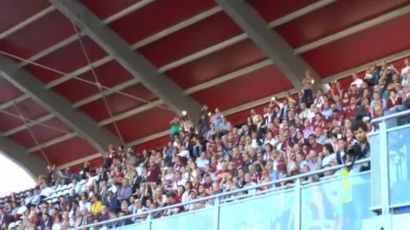 Vecchie glorie e l'attuale Torino al "Filadelfia"